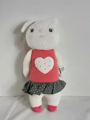 Me Too Stuffed Ballerina Girls Plush Doll Stuffed  Baby 11  Bunny Rabbit Heart  • $42