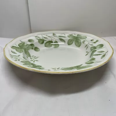 Villeroy & Boch Parkland Green 8 3/4  Rimmed Soup Bowl House & Garden Mint • $22