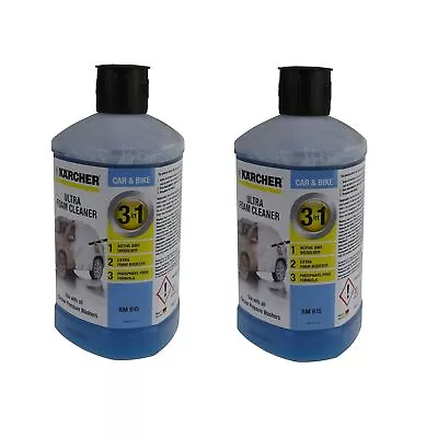 Karcher 3 IN 1 Ultra Snow Foam Car Cleaner Detergent Car Shampoo X 2 BOTTLES  • £17.99