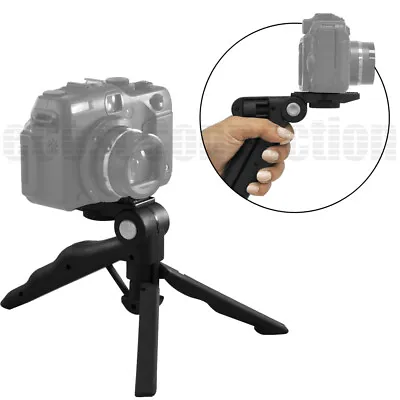 $6.95 • Buy Mini Tripod Tabletop Stand Pistol Grip For Canon Nikon Sony Camera
