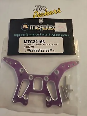 Megatech MTC22153 HPI Purple Rear Shock Mount Nitro RS4 MT Aluminum (P1) • $69.99