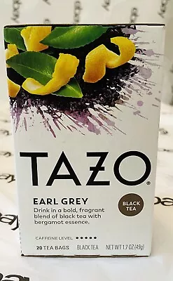 £8.80 • Buy TAZO Fragrant Blend Of Black Tea Earl Grey Bergamot Essence, 20 Bags (pack Of 1)