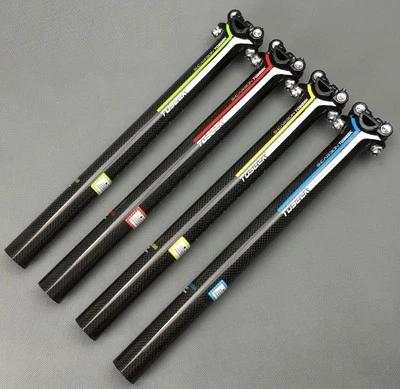 $22.49 • Buy TOSEEK Carbon Fiber 3K MTB Mountain XC Road Bike Seat Post Bicycle Seatpost Tube