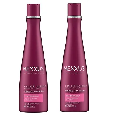 Nexxus Color Assure Protein Fusion Shampoo  13.5 Oz Each X 2 • $24.99