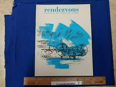 1965 Vol IV No 3 Rendezvouis Bell Aerosystems Company Magazine Roll Out X-22A • $24.99