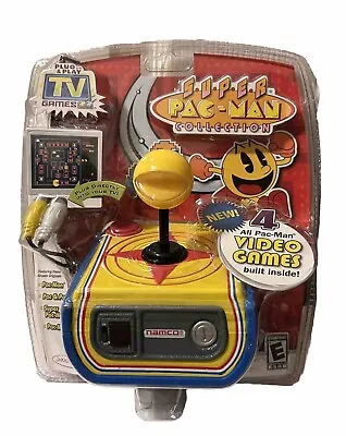 Jakks Pacific Plug N Play: Namco Super Pac-Man Collection 4-in-1 (2006) Sealed • $55