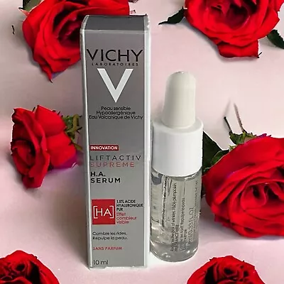 Vichy Liftactiv Supreme Hyaluronic Acid Serum 0.33 Oz 10 Ml HA Wrinkle Corrector • $4.99