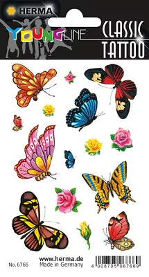 Tattoos Colour Art Butterflies HERMA • $3.95