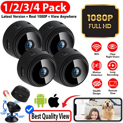 Mini Wireless Hidden Spy Camera Wifi IP Home Security 1080P HD Night Vision Cam • $35.99