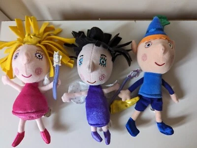 £22.99 • Buy Ben And Hollys Little Kingdom Plush Set Inc Nanny Plum