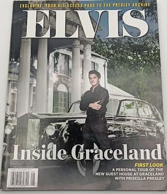 Elvis Inside Graceland Magazine Aug 2016 10.5X8 Inches • $9.74