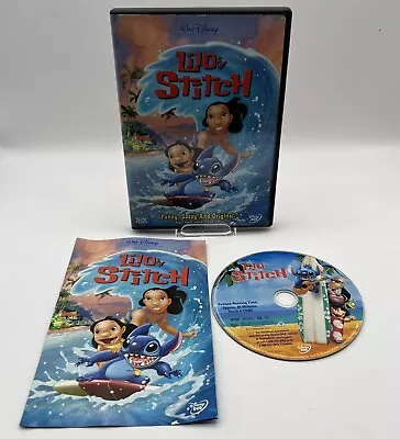 Walt Disney Pictures Presents Lilo & Stitch (DVD 2002) Mint Disc • $8