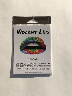 Violent Lips Tie-Dye Tattoo • $5.75