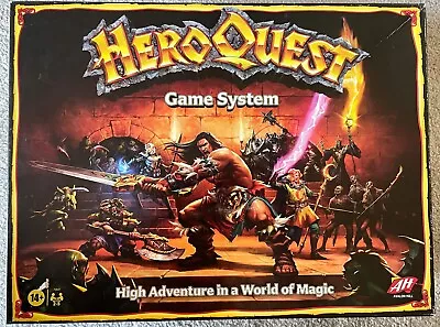 Hasbro Gaming Avalon Hill HeroQuest Game System Tabletop Board Game 2-5 Players • $69.95