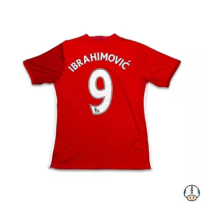 Vintage 2016/17 Adidas Ibrahimovic Manchester United Jersey - Mens Large Red • $84.99