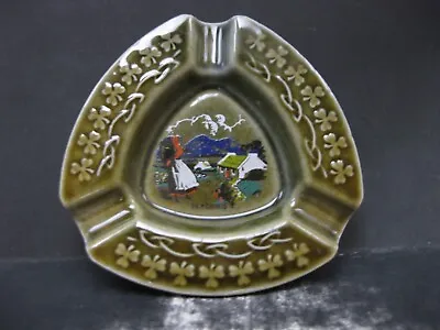 Irish Porcelain Ashtray Irish Countryside - Made In Ireland - Wade - Very Nice • $6