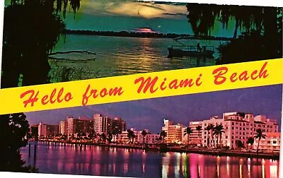 Vintage Postcard- Miami Beach 1960s • $8.95