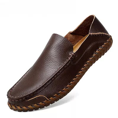 Men's Casual Shoes Soft Loafers Moccasins Breathable Slip On Driving Shoes • $38.54