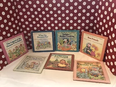 Lot 7 Vintage Fraggle Rock HC Books Jim Hensons Muppet’s Mokeys Birthday Present • $18.99