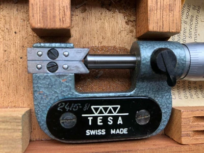$149.99 • Buy Micrometer Tesa V-Anvil 1-7mm 5 Dents