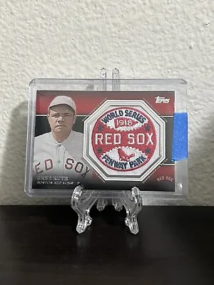 Babe Ruth 2013 Topps Manufactured Commemorative Patch Insert #CP-27 Relic HOF SP • $31.99