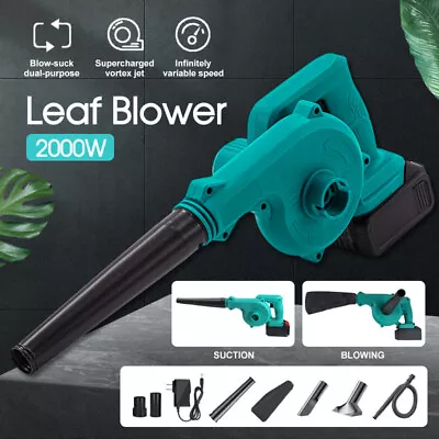 Cordless Electric Leaf Blower And Vacuum Home Car Dust Remover Cleaner • $42.29