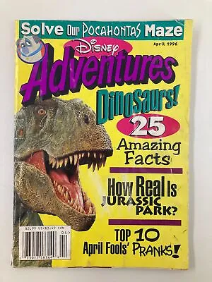 $12.71 • Buy Disney Adventures Magazine April 1996 Dinosaurs 25 Amazing Facts No Label