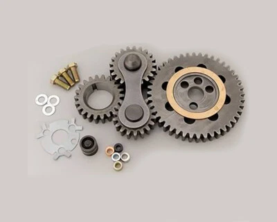 $107.07 • Buy 70-86 305 350 SBC Dual Idler Gear Drive Timing Set W/ Locking Plate NOISY
