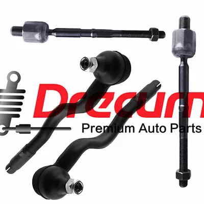 4PC Front Inner Outer Tie Rod End SET For BMW 3 Series E36 E46 • $35.99