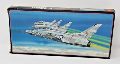 NORTH AMERICAN F-100D SUPER SABRE; AMT/Hasegawa #A-692; 1:72 Sealed Contents • $27