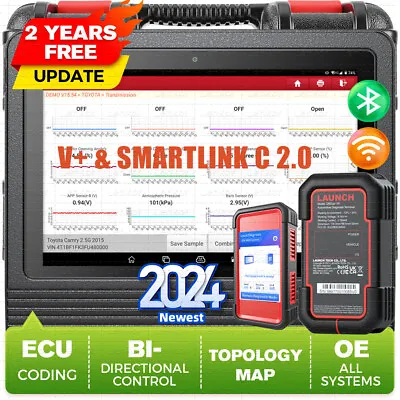LAUNCH X431 V+ 5.0 SmartLink C As HDIII Heavy Duty Truck Diagnostic Scanner Tool • $1449
