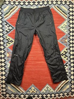 Marmot Drawstring Sweatpants Men’s Size Large Black Nylon • $9.99