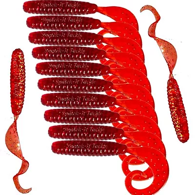 $6.99 • Buy  Soft Plastic Bream Fishing Lures Tackle Grub Curly TAIL FLATHEAD  Bass Cod Lure