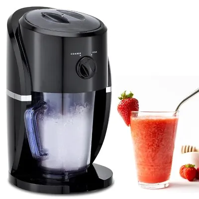 Ice Crusher Slushy Machine Electric Cocktail Snow Cone Shredding Maker Smoothie • £49.99