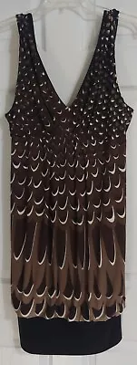 AA Studio AA Dress Brown And Cream Size 20W • $7.99