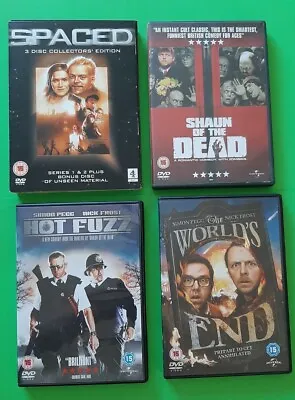 SIMON PEGG & NICK FROST - DVD Lot Shaun Of The Dead Spaced Complete Worlds End • £8.95
