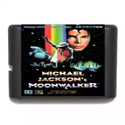 New Arrival Moonwalker 16 Bit MD Game Card For Sega Mega Drive For Genesis • $15