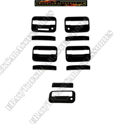 $29.88 • Buy For Ford F150 2004-2010 11 12 13 14 Black Cover 4 Door Handle W/ KP KH +TAILGATE
