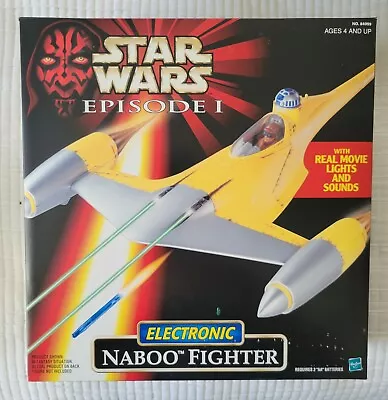 Star Wars Ep. 1: The Phantom Menace - Electronic Naboo Fighter - Unopened • $50