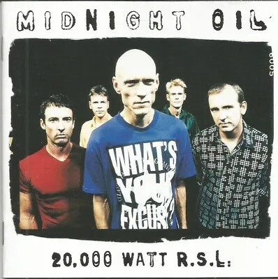 Midnight Oil - 20000 Watt R.S.L. [Collection] (CD 1997) • £3.99