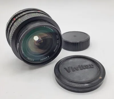 VIVITAR 28mm 1:2.8 MC 49mm Wide Angle Camera Lens With VMC Haze 49mm • $29.99