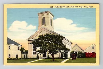 Cape Cod MA-Massachusetts Methodist Church Falmouth Antique Vintage Postcard • $7.99