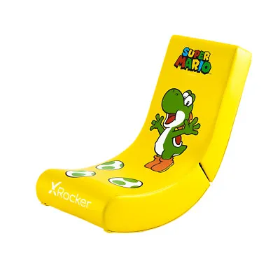 $279 • Buy X-Rocker Nintendo Foldable Video Gaming Rockers Chair Seat All-Star Yoshi Yellow