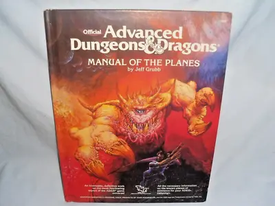 AD&D 1st Edition -  MANUAL OF THE PLANES  (RARE HARDBACK / VHTF And EXC-!!) • $99.95