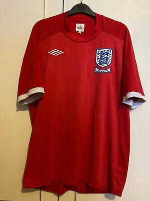 OFFICIAL England 2010 South Africa Umbro Away Football Shirt | Men's Large • £20
