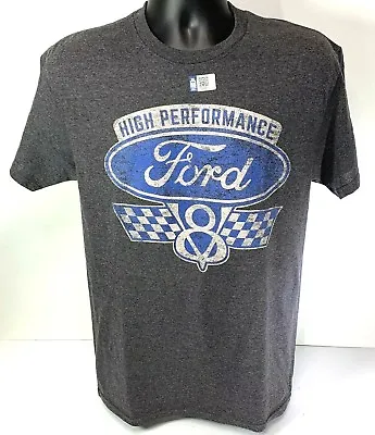 $17.99 • Buy Ford T-Shirt - High Performance V8 Checkered Flags Emblem / Logo (Licensed)