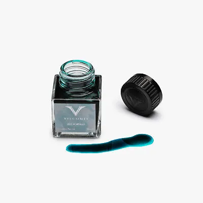 Visconti Van Gogh Bottled Ink For Fountain Pens In Blue Self-Portrait- 30 ML • $22.01