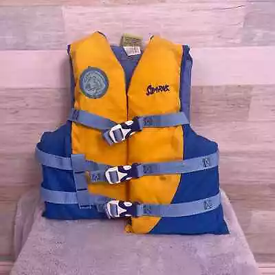 Stearns Scooby Doo Life Jacket Vest Yellow Blue Boys Youth 50-90lbs • $24.99