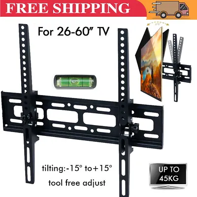 Tilt TV Wall Bracket Mount For LED LCD Samsung 26 32 42 46 47 48 49 50 55  Inch • £7.89