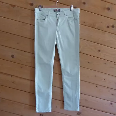 Paige Pastel Mint Green  Peg Skinny  Slim Skinny Jeans 29 Cotton Blend Low Rise • $28.99